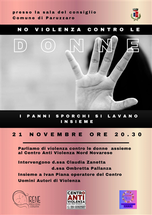 INCONTRO IN OCCASIONE DELLA GIORNATA INTERNAZIONALE CONTRO LA VIOLENZA SULLE DONNE